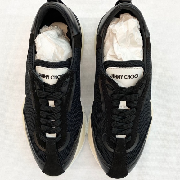 Jimmy Choo Men's Raine Sneakers Black, NO BOX